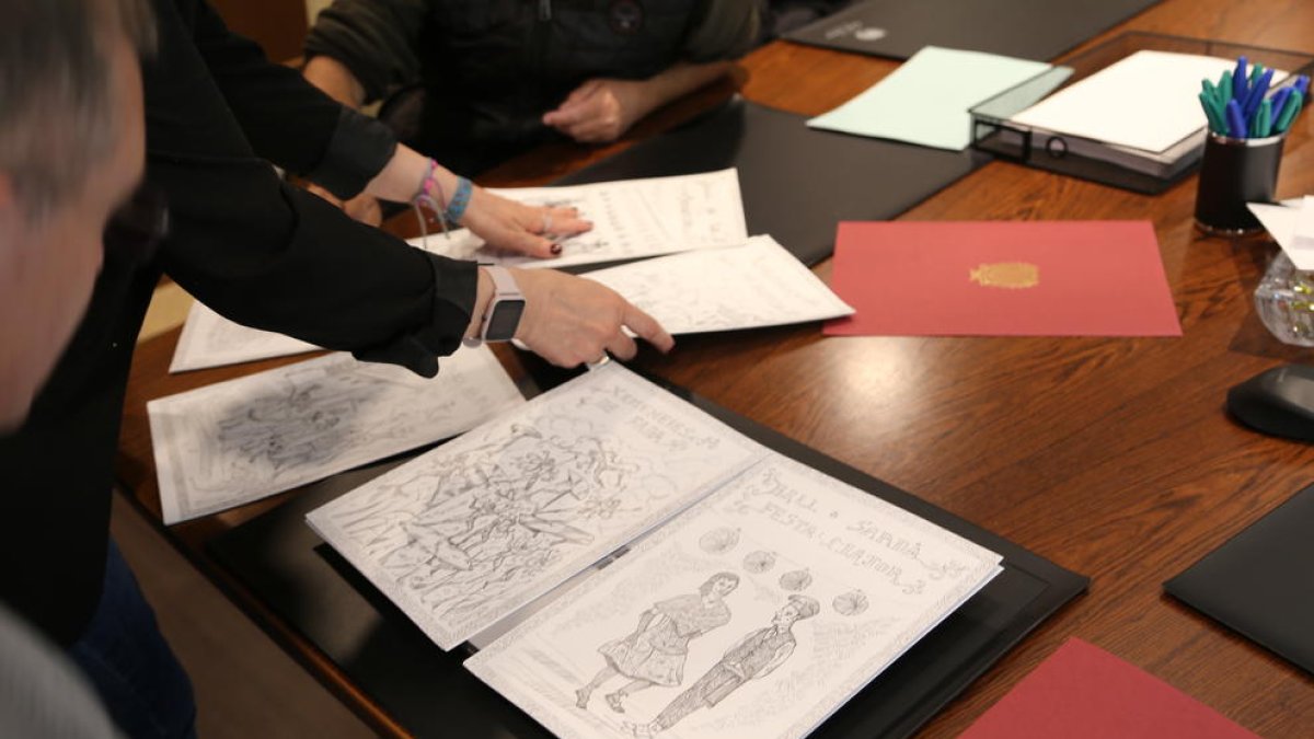 Sant Julià i l'artista Jordi Casamajor signen un conveni per als drets d'explotació i difusió de 10 litografies