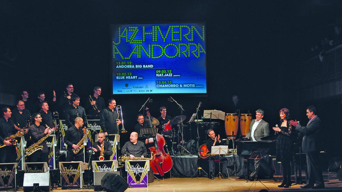 El concert de debut de l'Andorra Big Band, celebrat el 13 de gener del 2012, a l'Auditori Nacional.