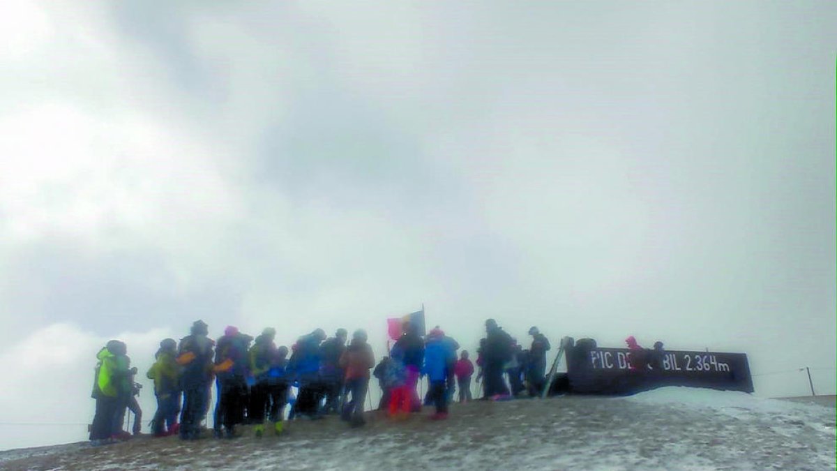 Un instant de l'homenatge.