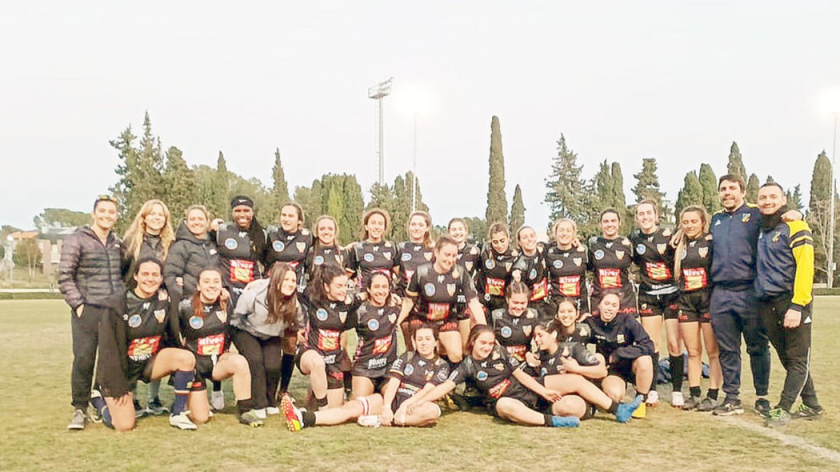 Duel anterior de l'equip femení del VPC.