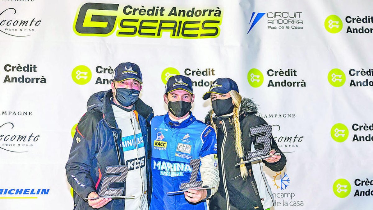 Podi de la categoria Giand, que va tenir la victòria de Nil Solans.