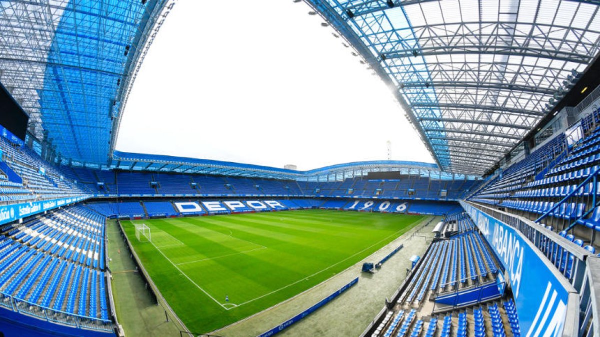 L'estadi de Riazor, a la Corunya.