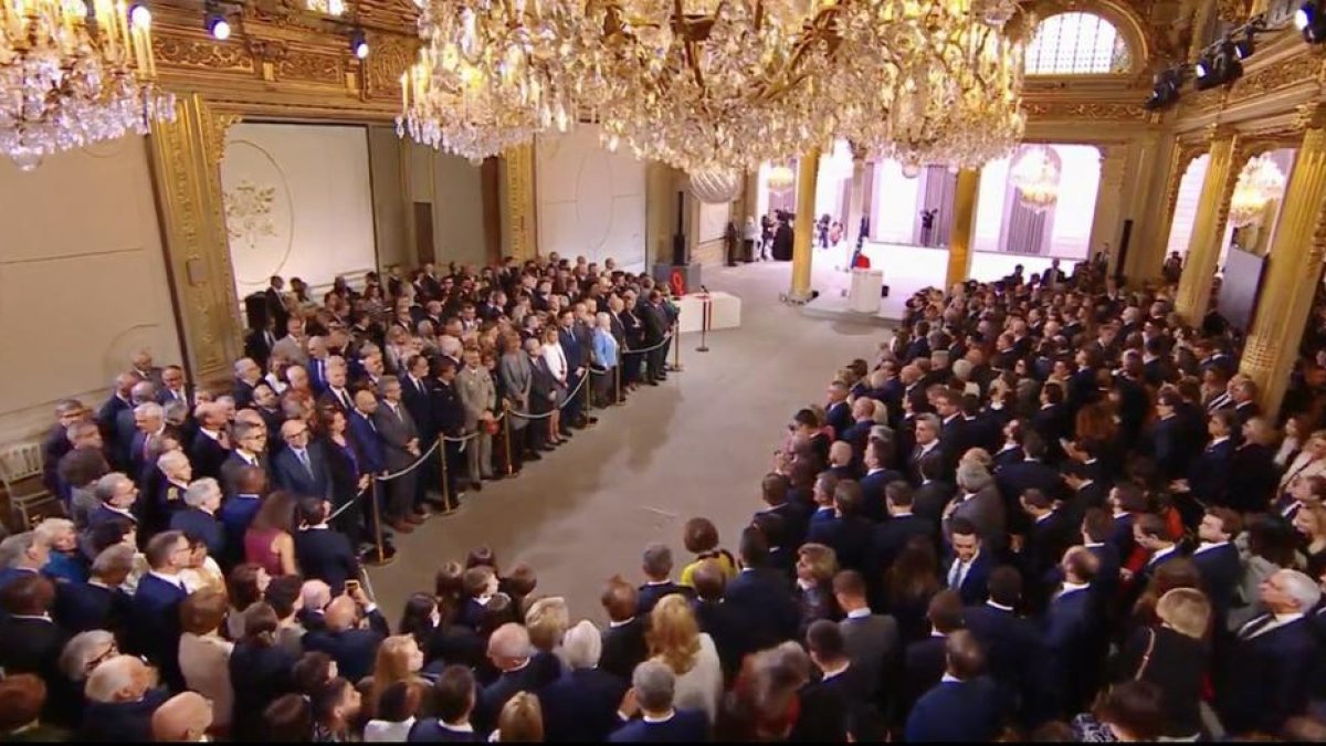 Cerimònia investidura de Macron