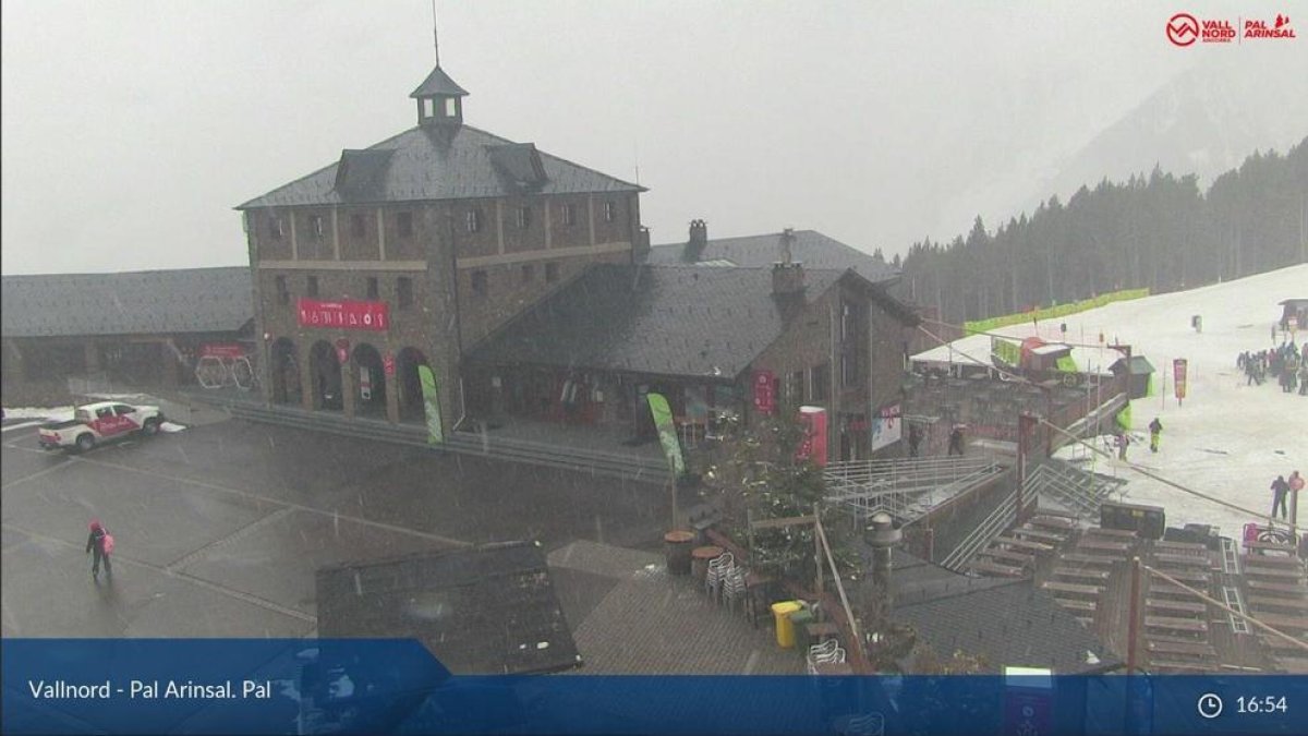 Pal Arinsal aquesta tarda.