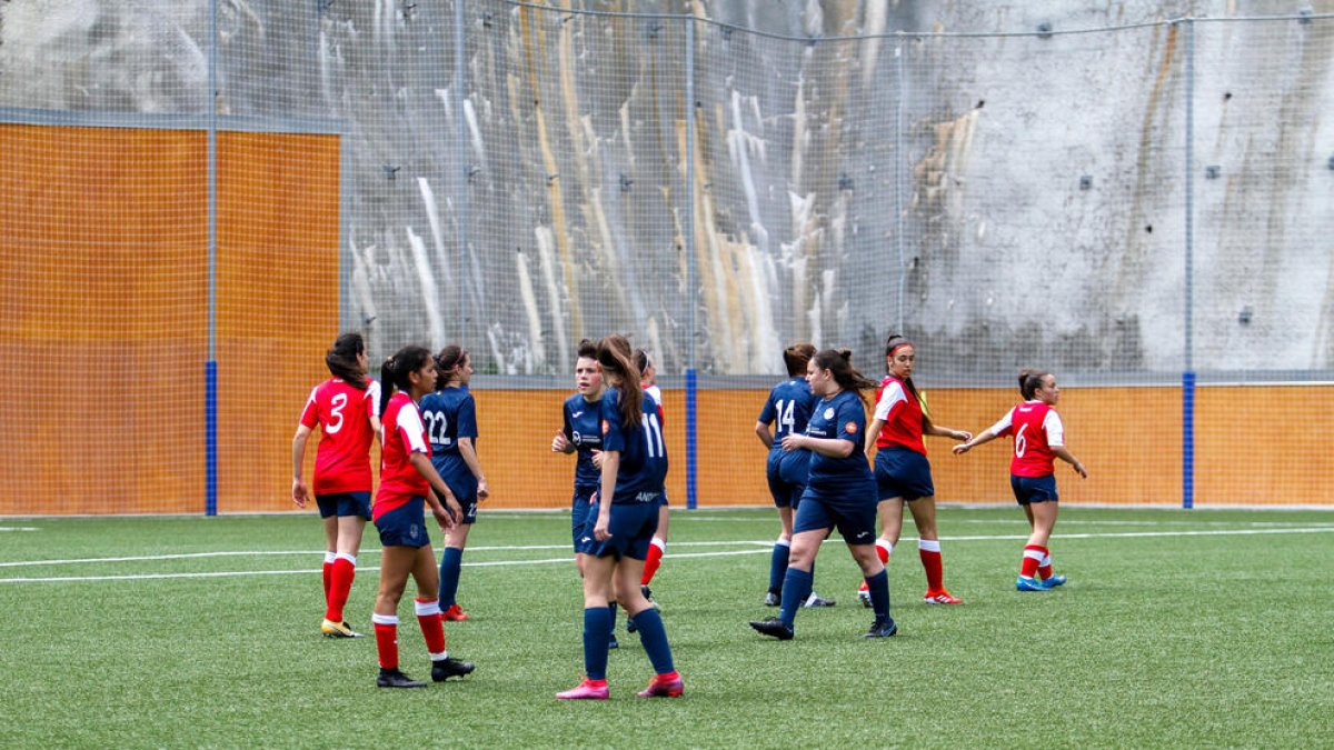 Un instant del partit.
