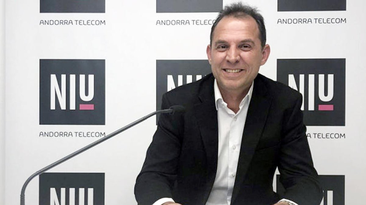 Miquel Gouarré, director del Niu d'Andorra Telecom.