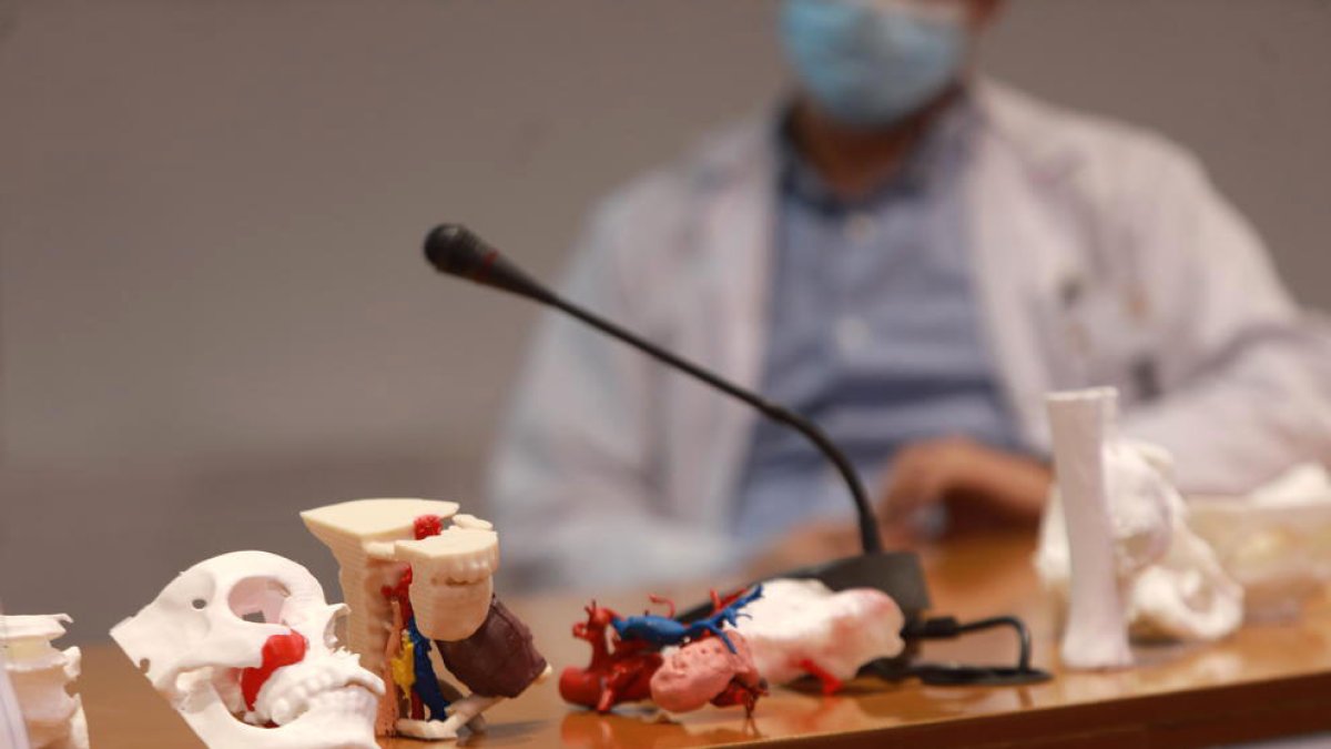 El laboratori 3D, una realitat que va impulsar el doctor Seara.