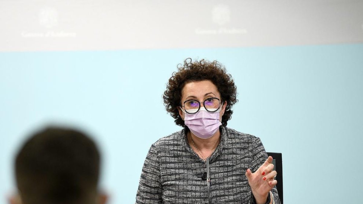 La ministra d'Afers Socials, Judith Pallarés, aquesta tarda