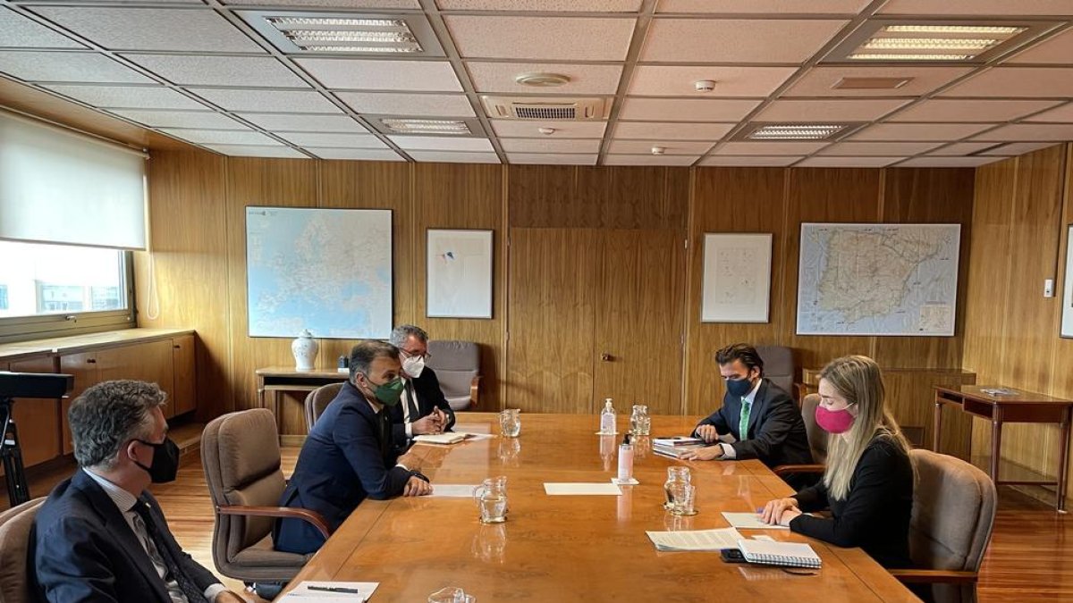 Primera reunió a la seu del Ministeri per a la Transició Ecològica i el Repte Demogràfic, a Madrid