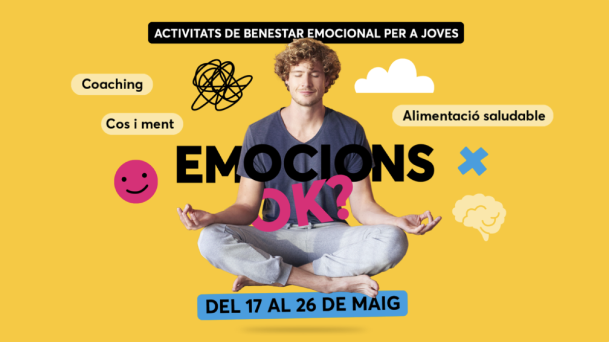 Carnet Jove organitza tres activitats per a promoure el benestar emocional entre els joves