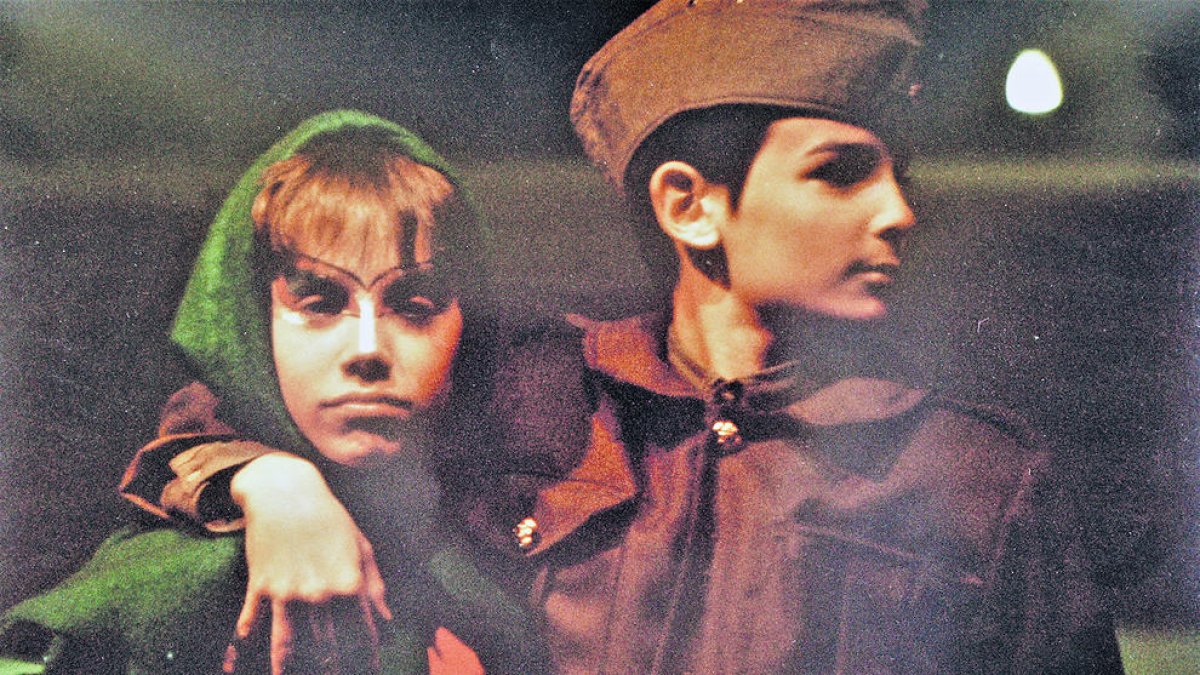 'la història del diable i del soldat', el primer muntatge teatral de l'Aula l'any 1992.