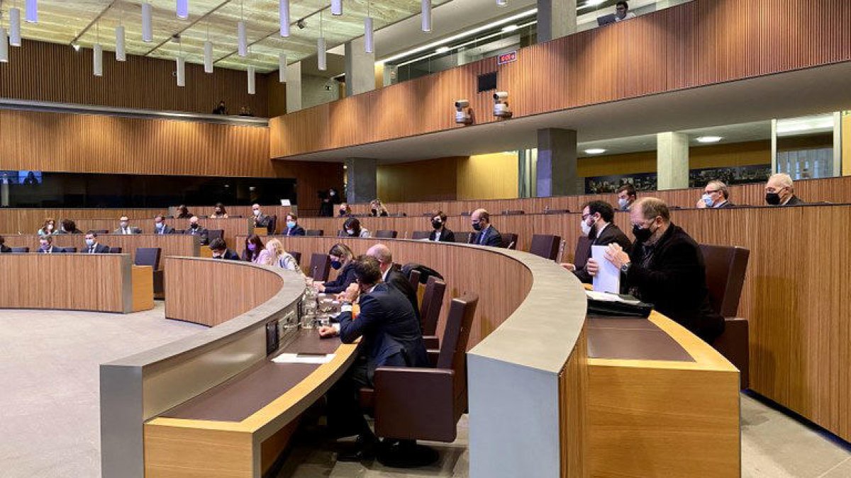 El Consell General durant la sessió.