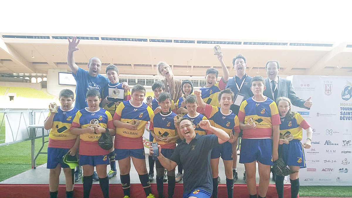 La selecció andorrana sub 12, present a Mònaco.