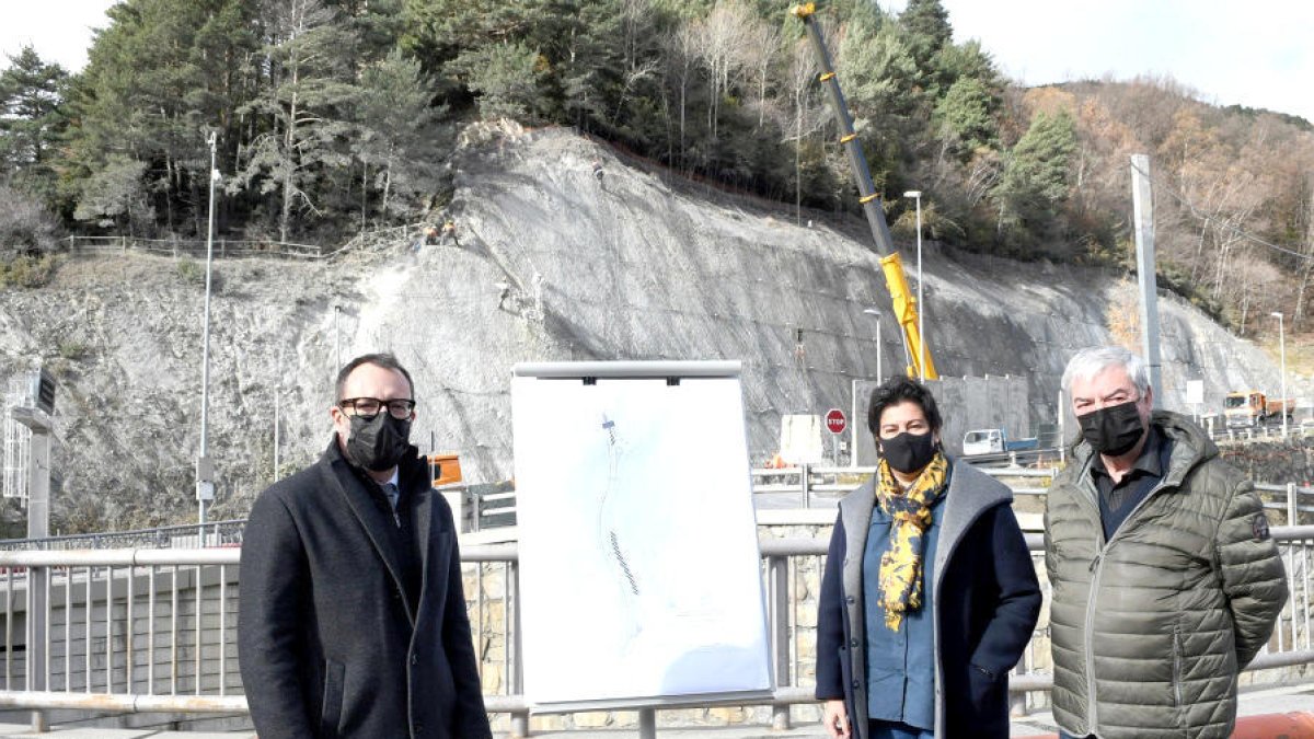 Inauguració del doble carril el mes de novembre passat.