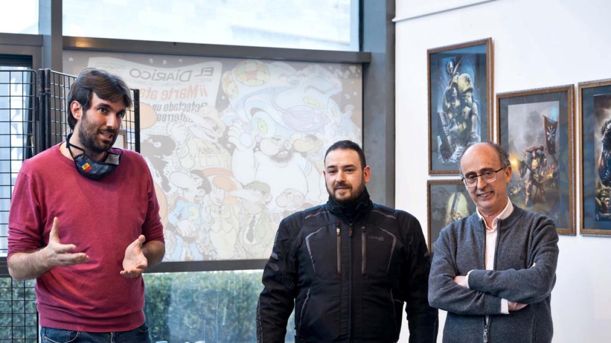 Inauguració de l'exposició de Ricardo Muñoz.