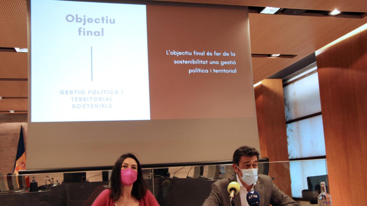 Presentació del pla al comú d'Ordino.