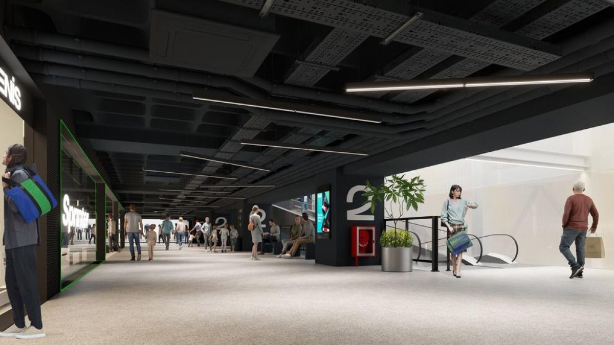 Interior del centre comercial Epizen