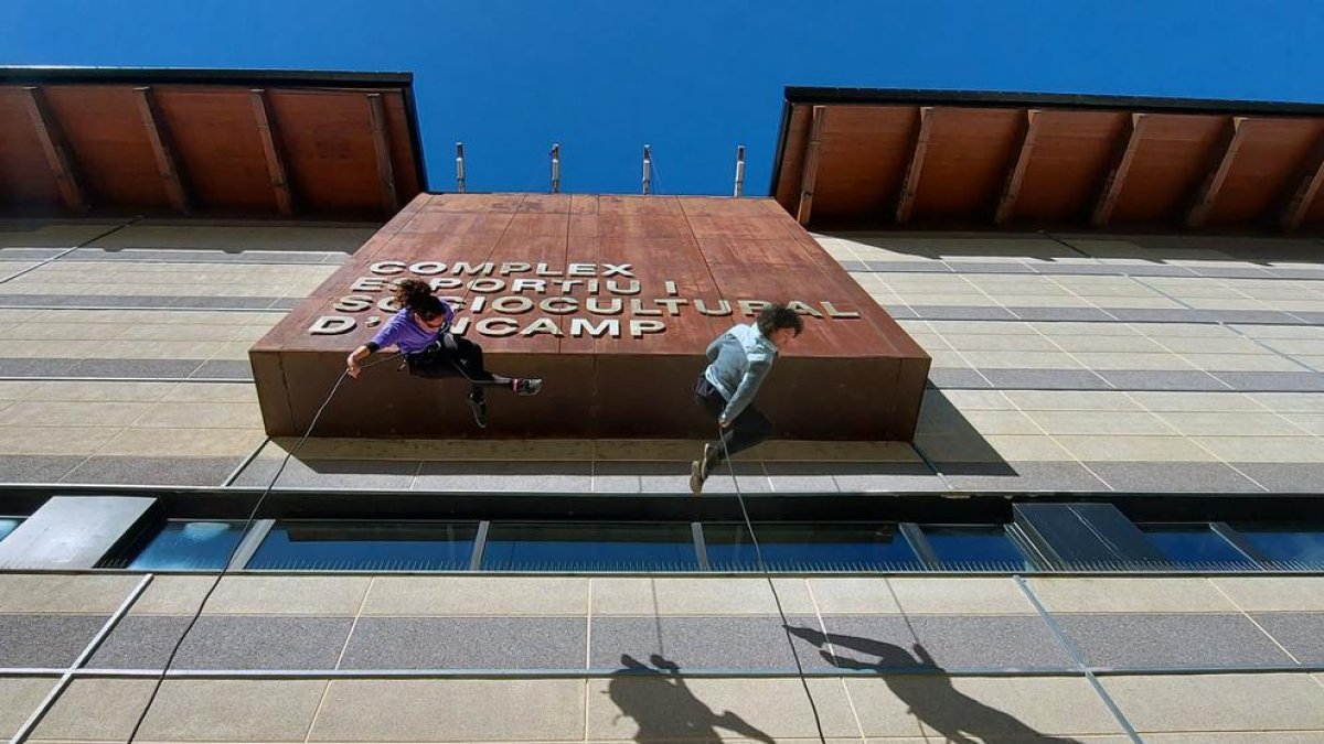 Assaig de l'espectacle previst al Complex Esportiu d'Encamp