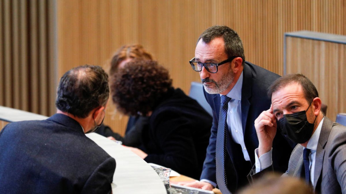 El ministre Filloy, a la sessió del Consell General.