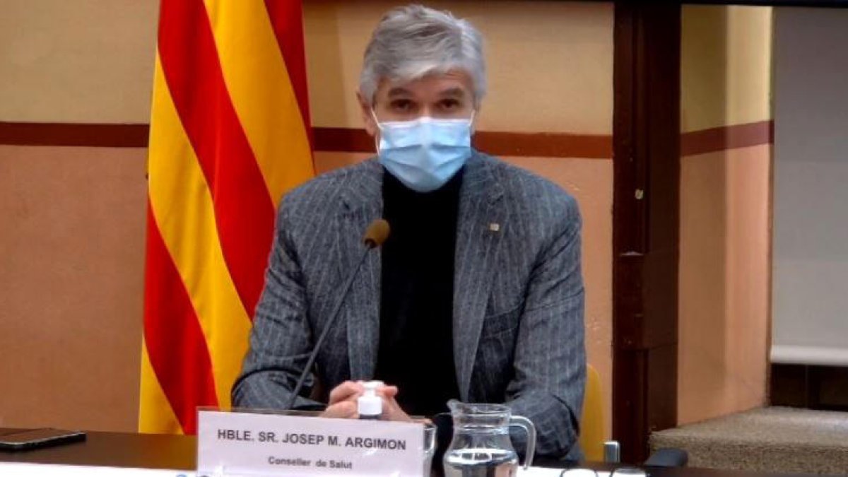 El conseller de Salut, Josep Maria Argimon.