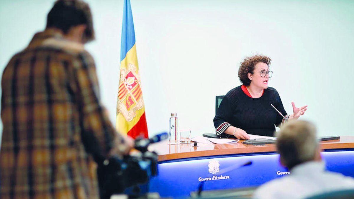 La ministra d'Afers Socials, Judith Pallarés.