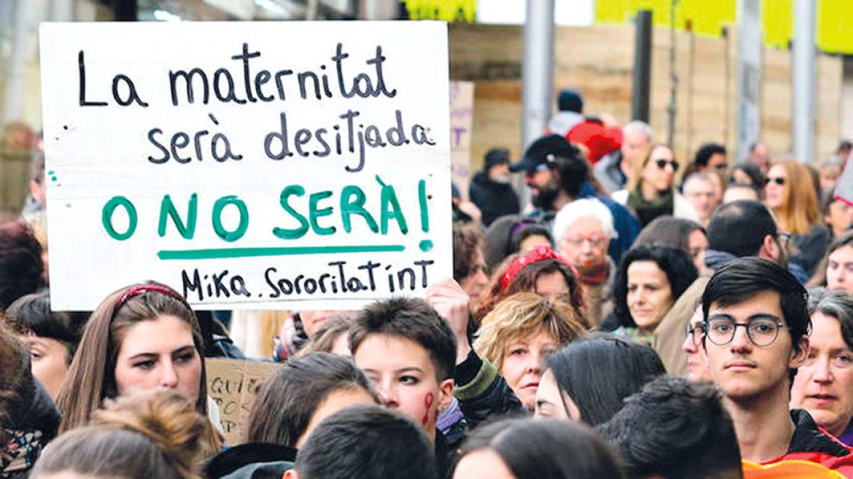 Una manifestació pel dret a l'avortament.