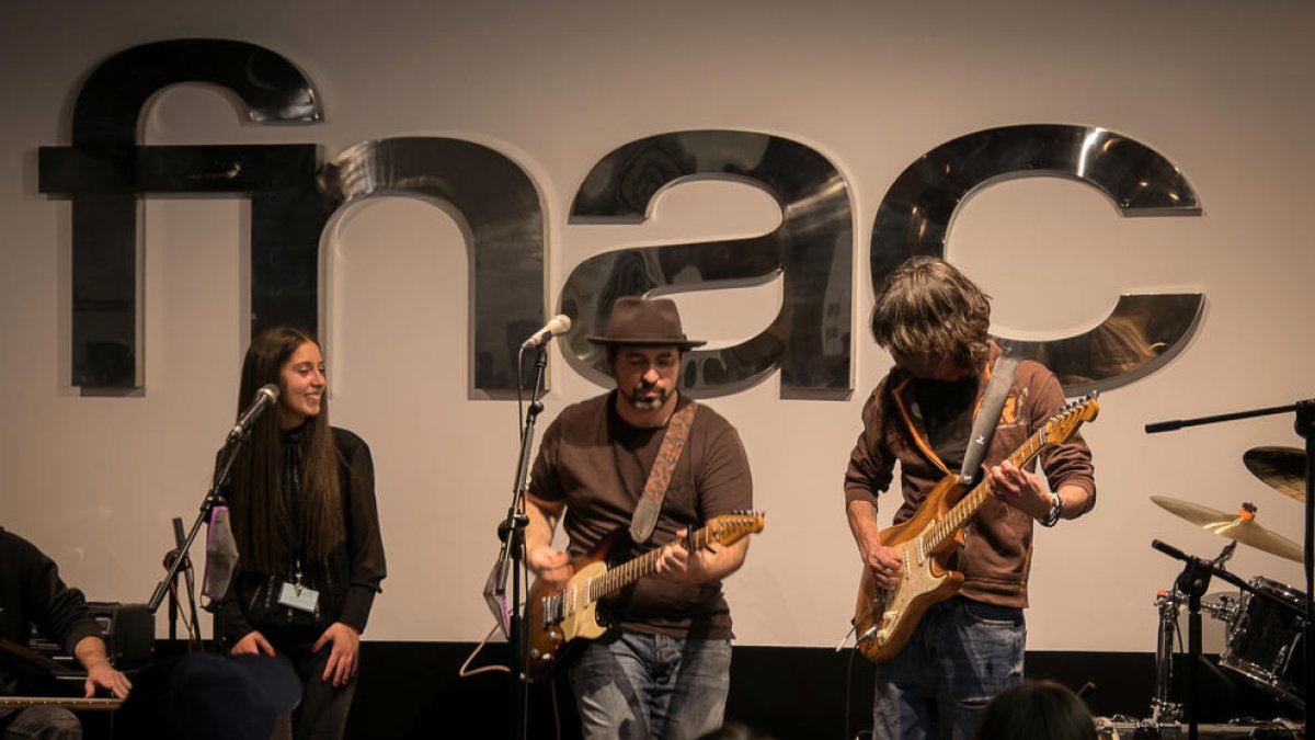 Barrero i The Hot Pockets, ahir a Barcelona.