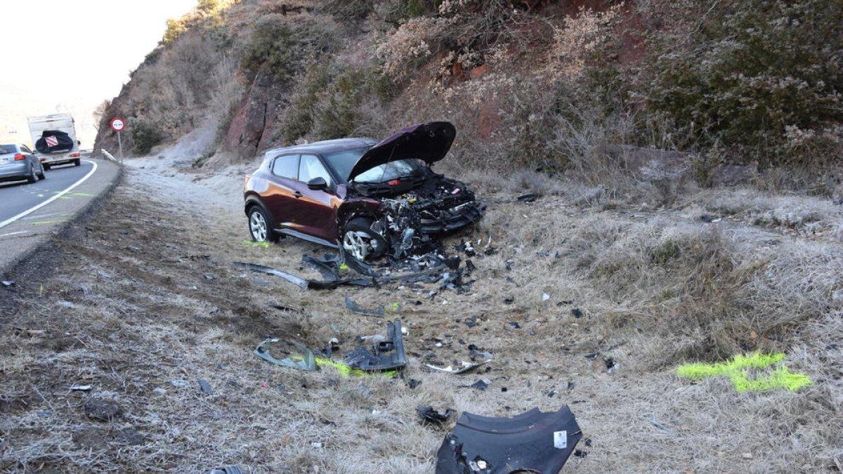 El vehicle andorrà implicat en l'accident