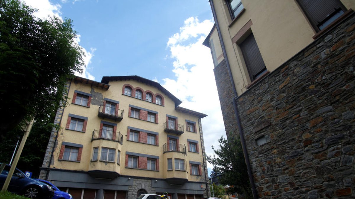 L'antic hotel Casamanya.