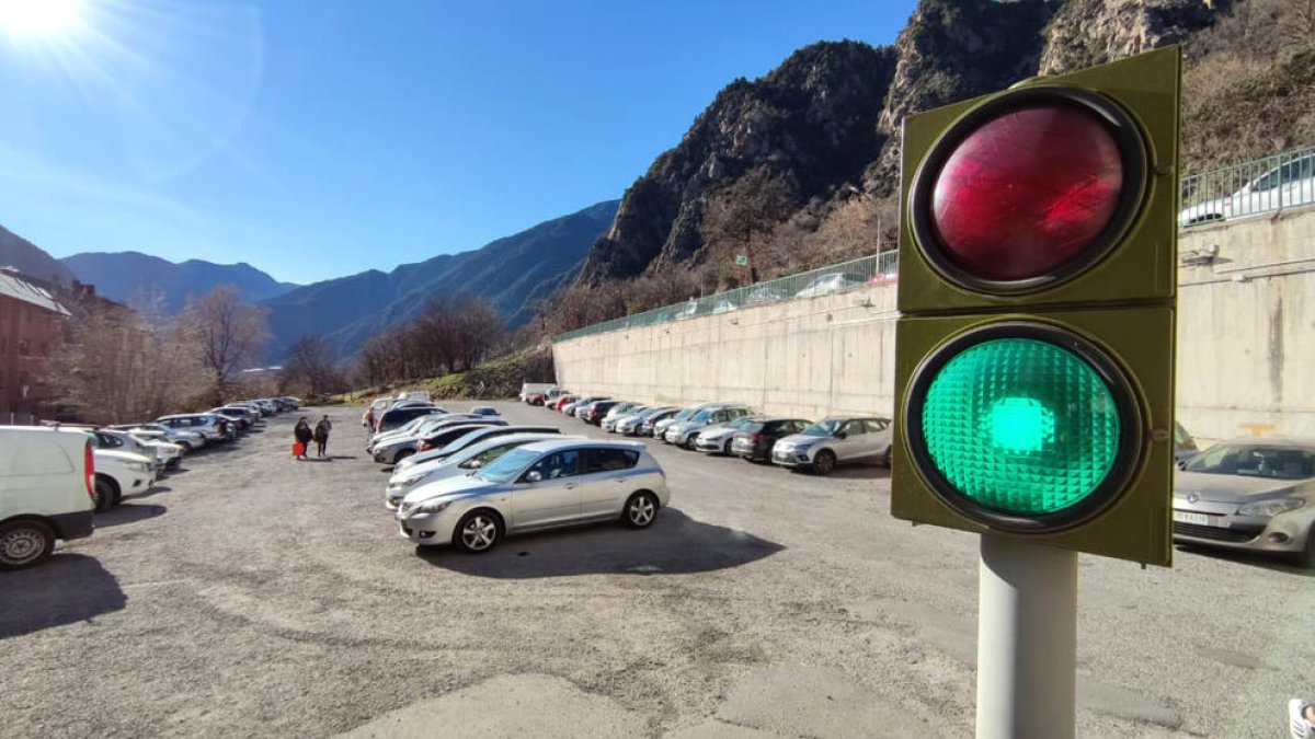 L'aparcament Bonavista, ahir.