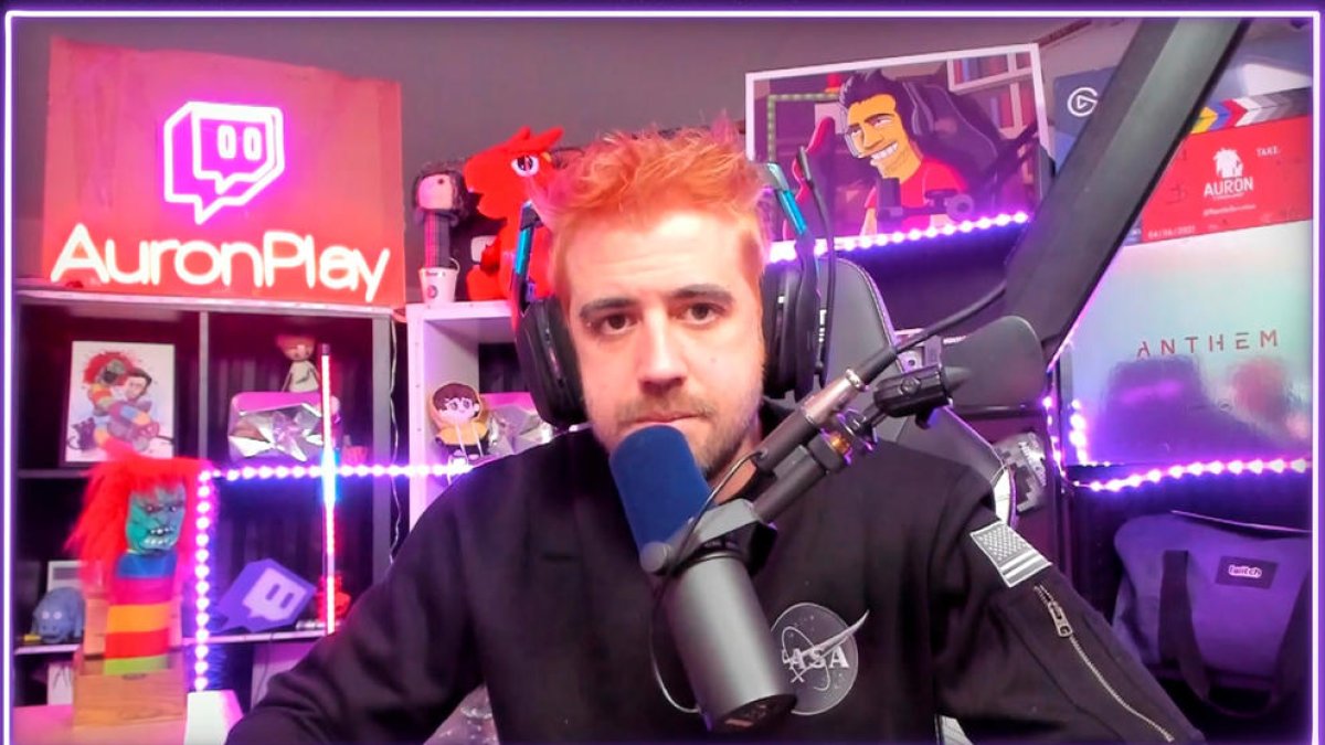 El youtuber Auron Play.