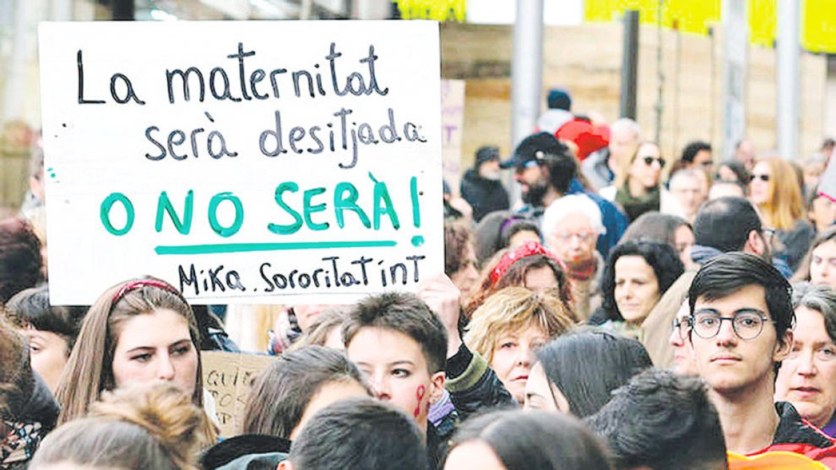 Una manifestació pel dret a l'avortament.