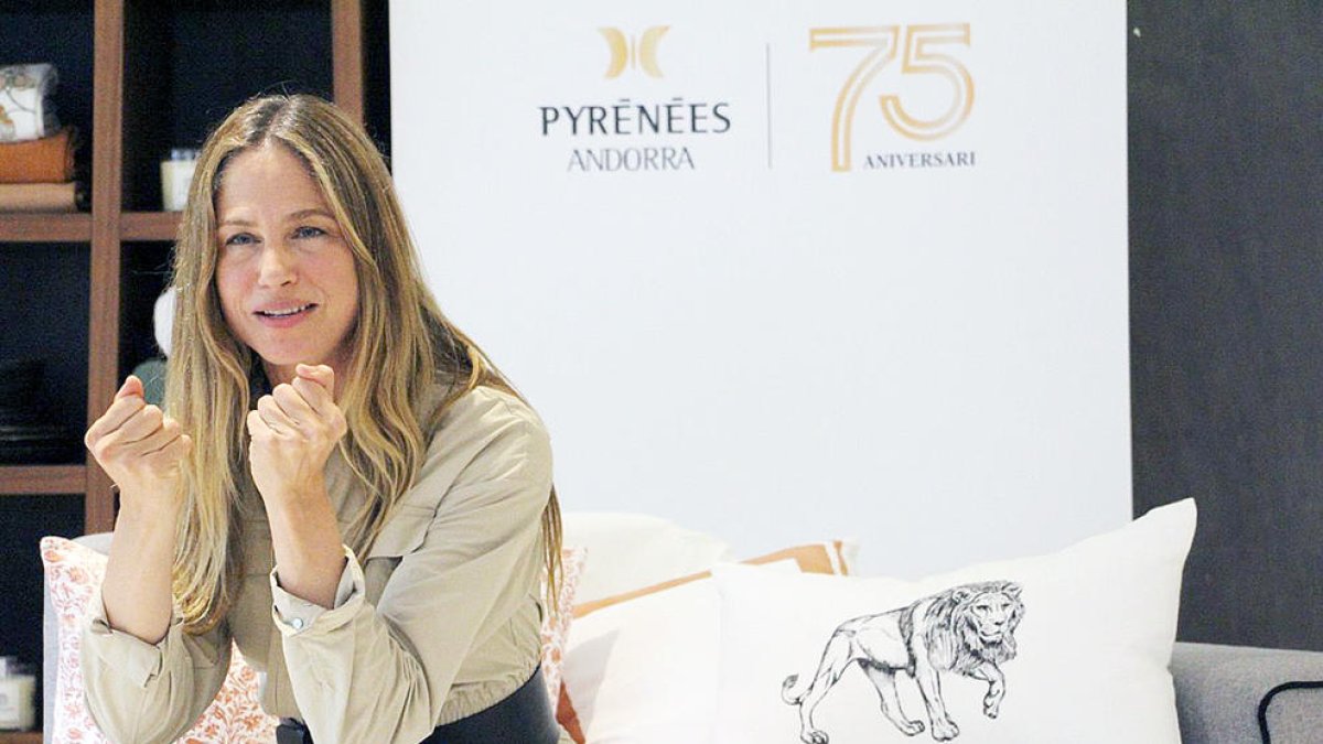 L'exmodel i empresària Martina Klein, a Pyrénées