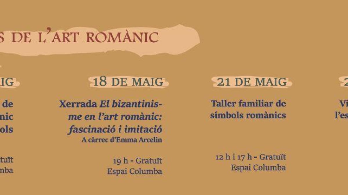 Programació de les Jornades de l'art romànic