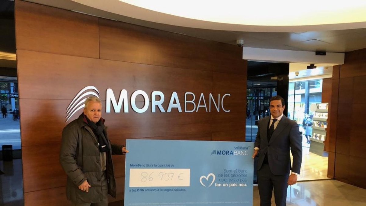 Xec de la recaptació solidària de MoraBanc