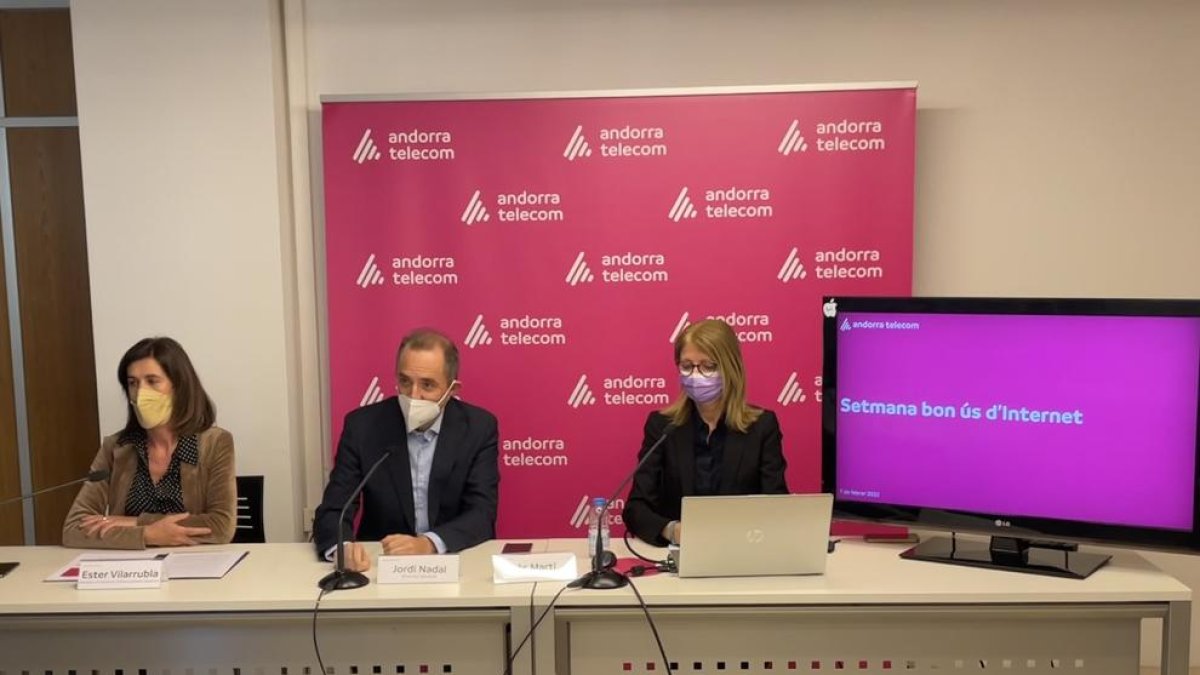 Ester Vilarrubla, Jordi Nadal i Inés Martí.