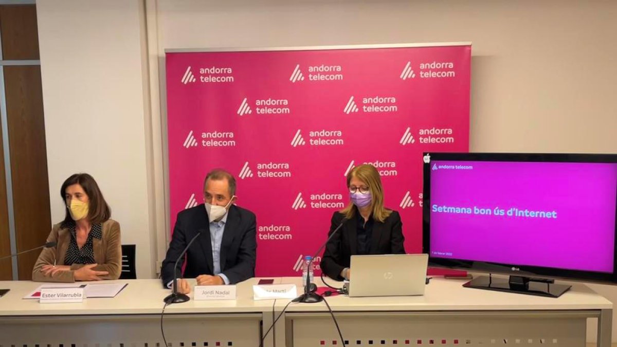 Ester Vilarrubla, Jordi Nadal i Inés Martí.