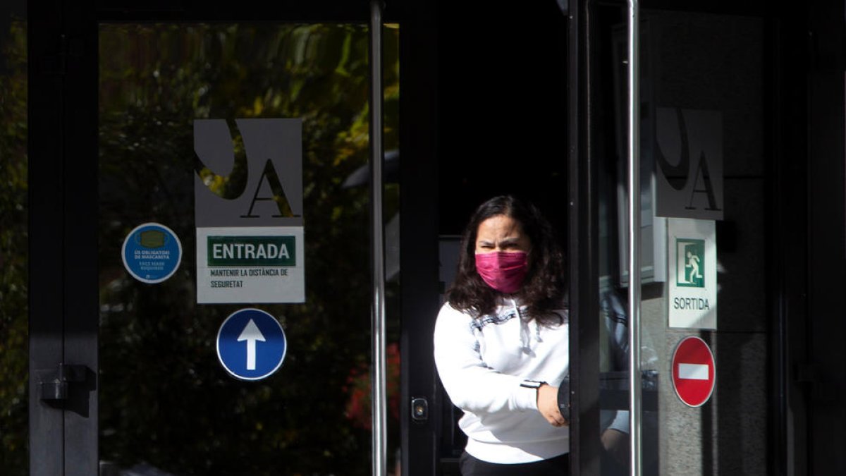 Entrada a la Universitat d'Andorra.