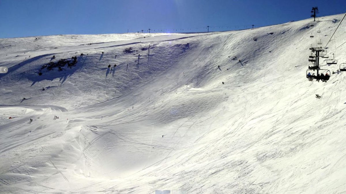 La pista Llop, al Tarter.