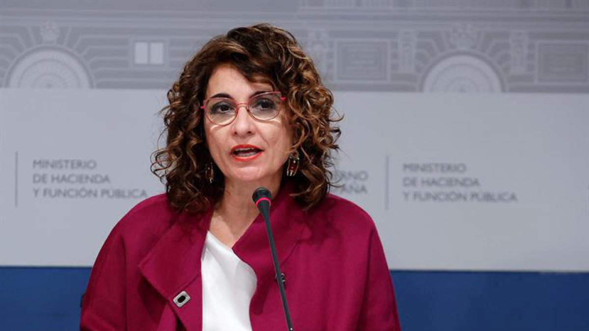 La ministra d'Hisenda espanyola, María Jesús Montero.