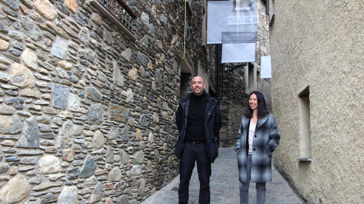 Mercè i Choy, ahir a Ordino.