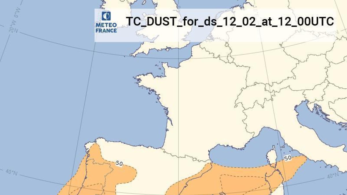 La pols s'ha d'anar retirant cap al Mediterrani