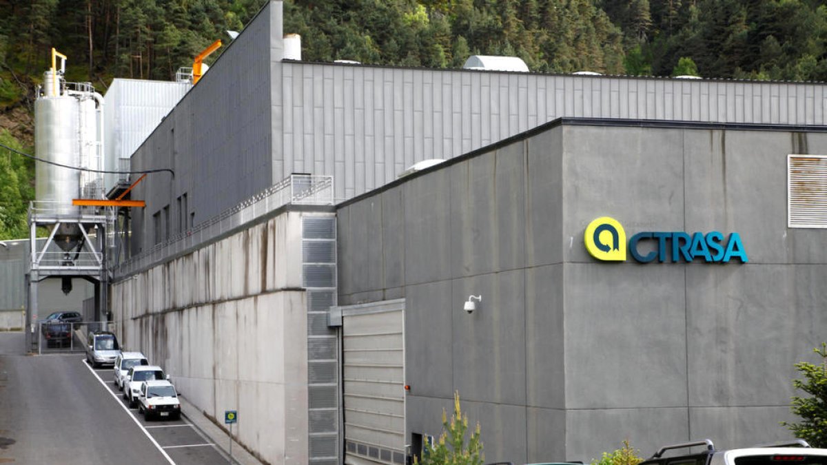 La planta de tractament de residus de la Comella.