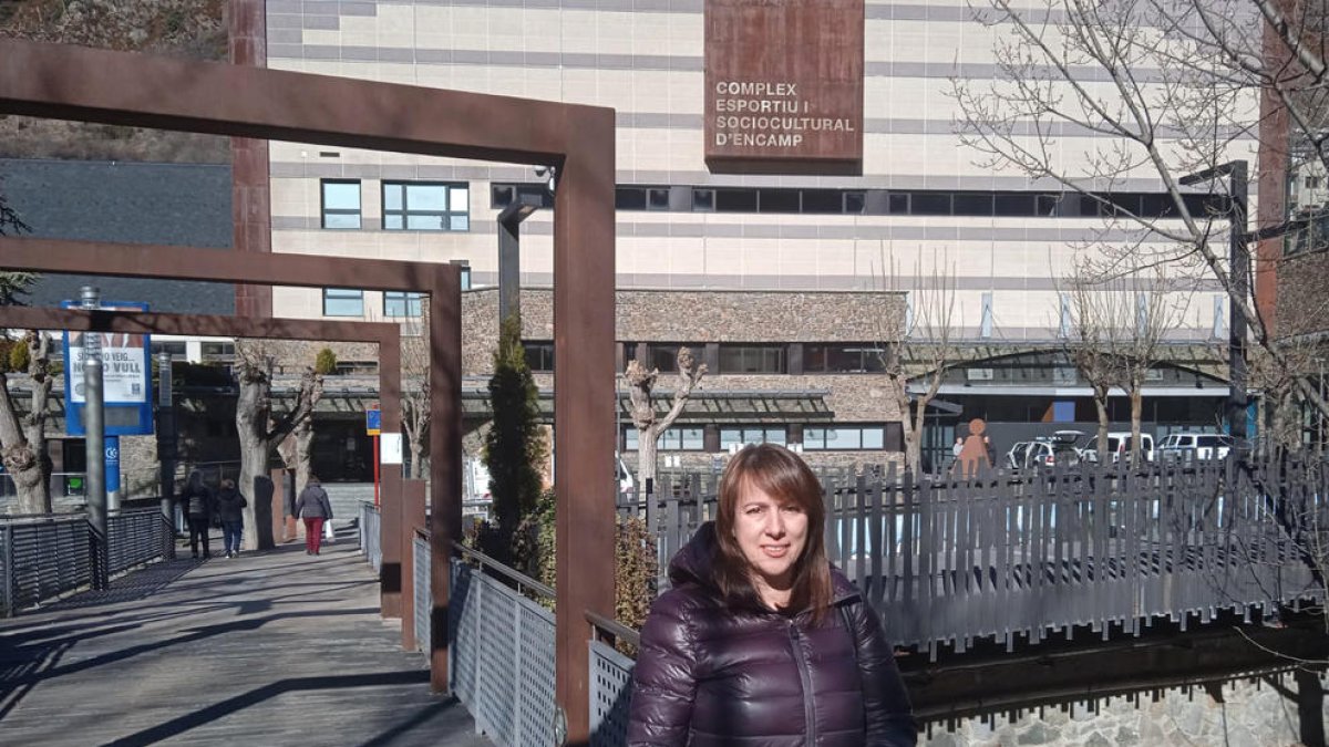 Esther Vidal, aquesta setmana a Encamp.