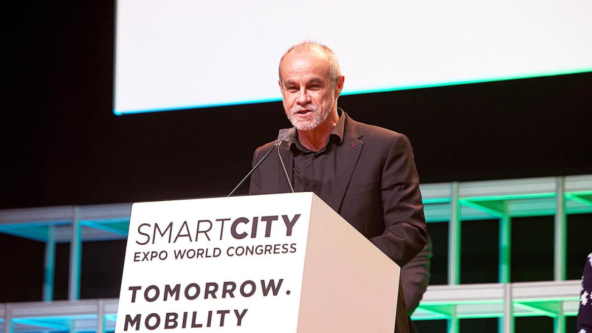 Moreno, durant una conferència.