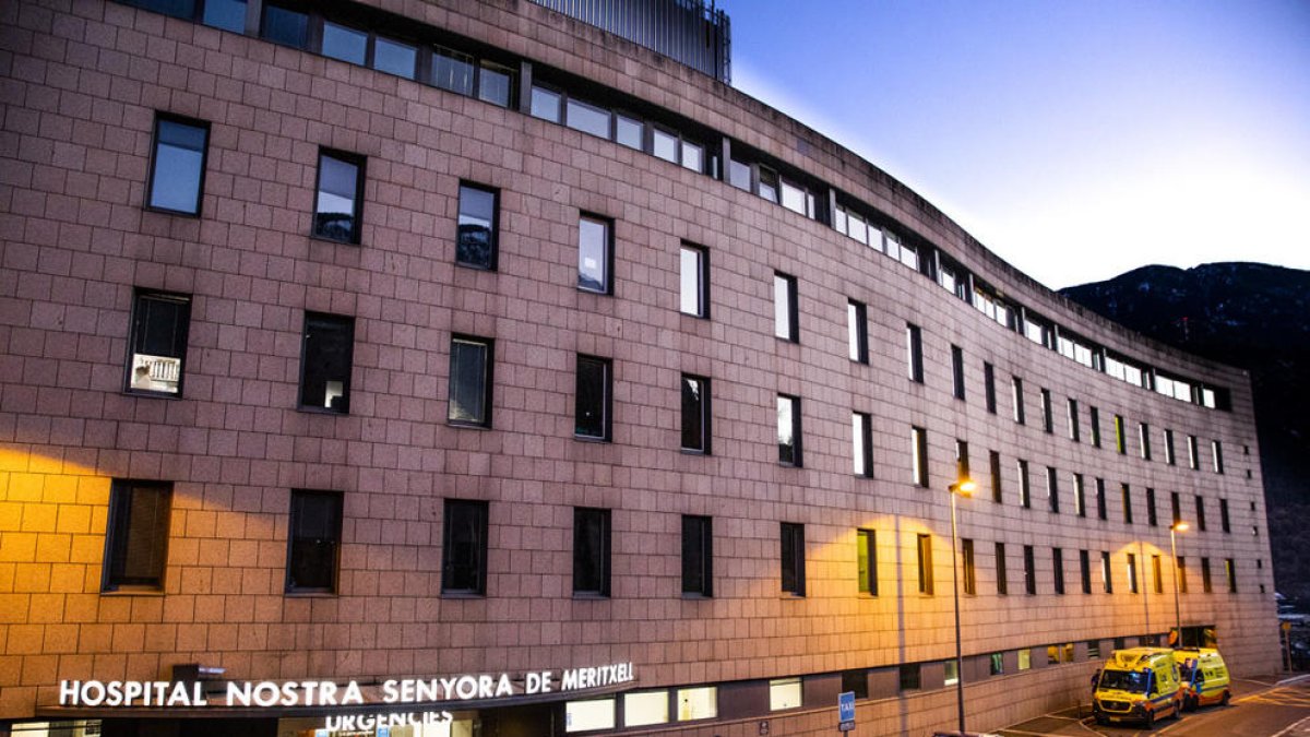 Façana de l'hospital.