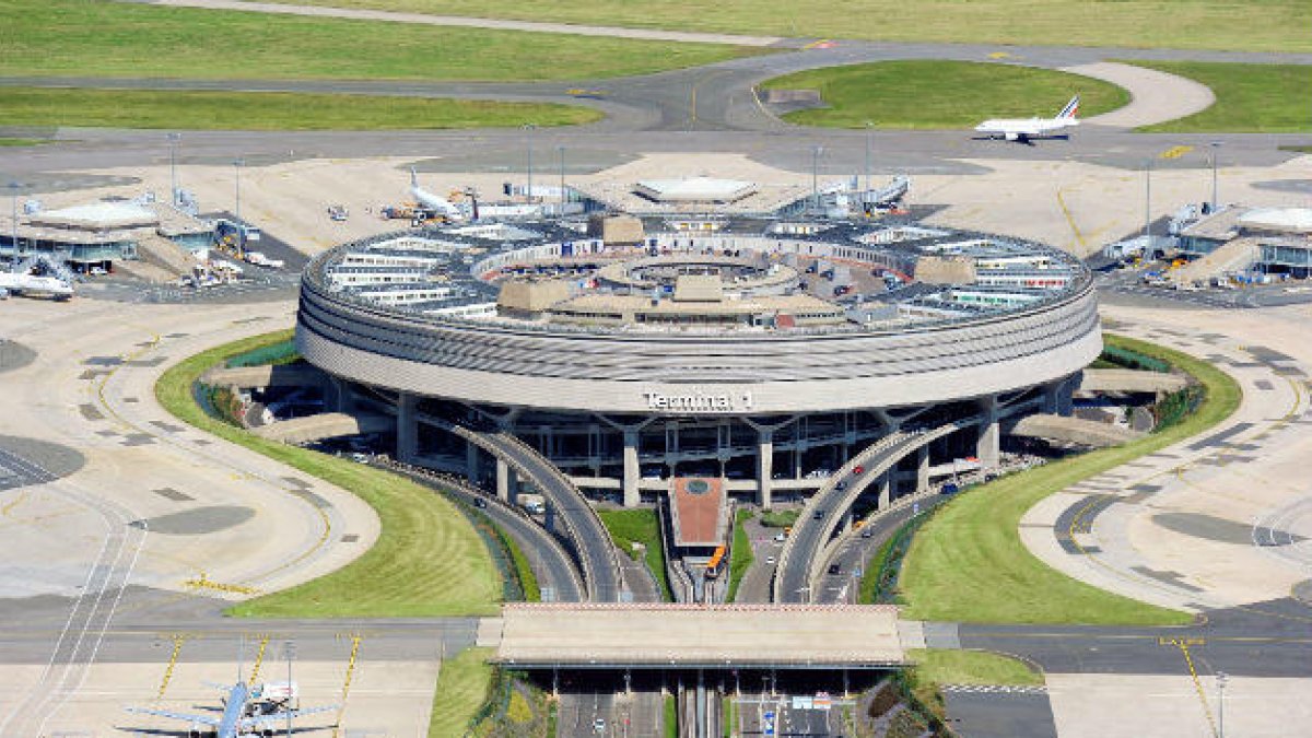 L'aeroport de Roissy a França.