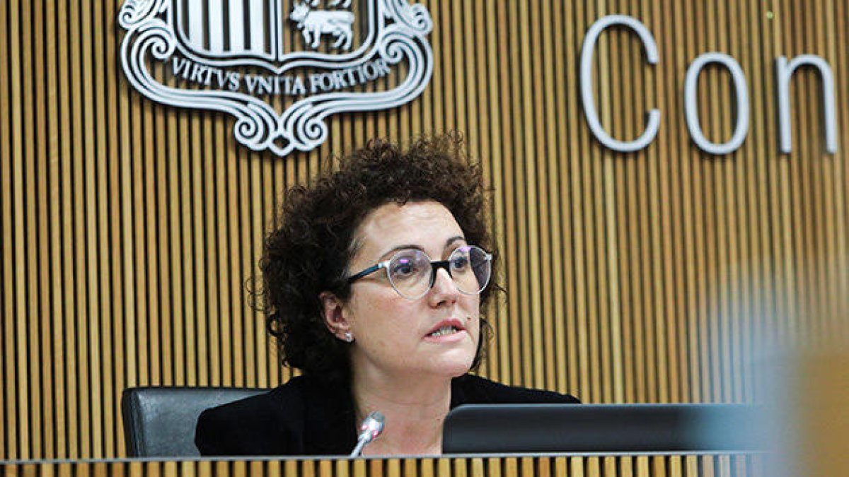 La ministra d'Afers Socials, Judith Pallarés.