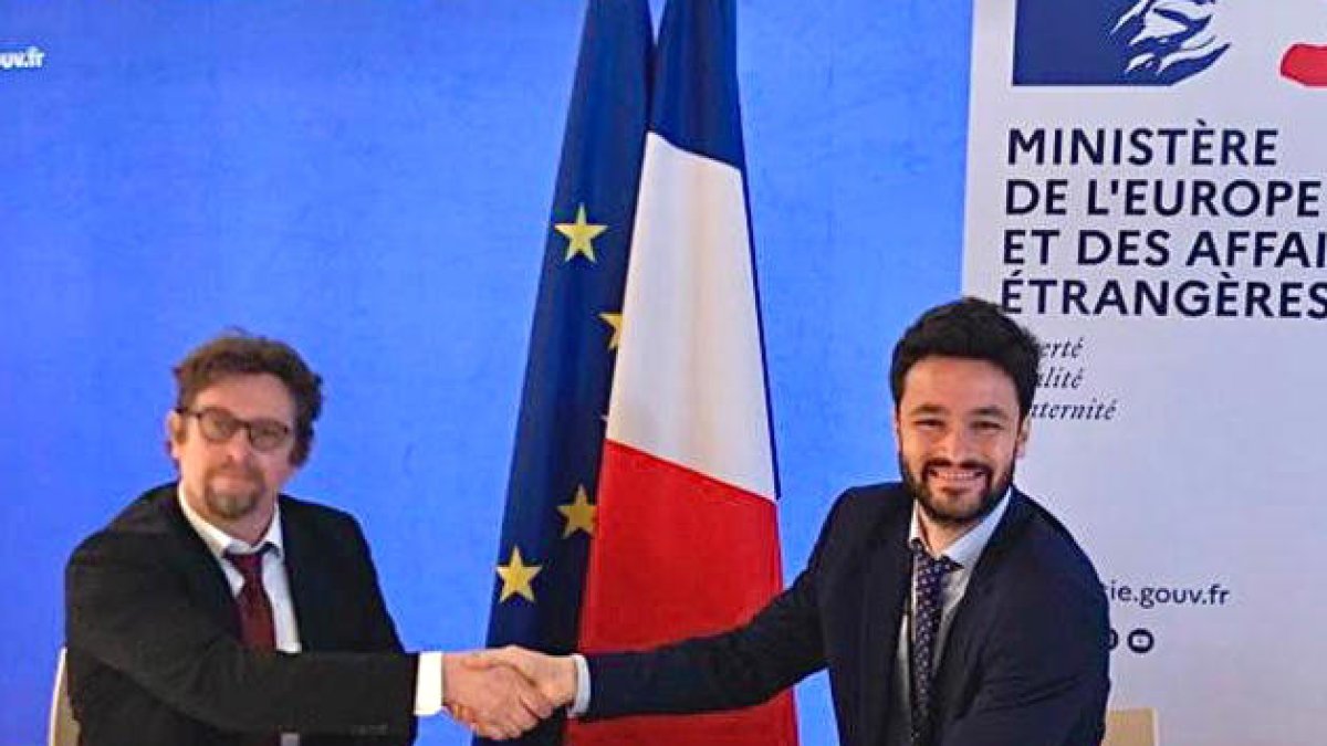 Cerni Escalé, al programa francès de joves líders