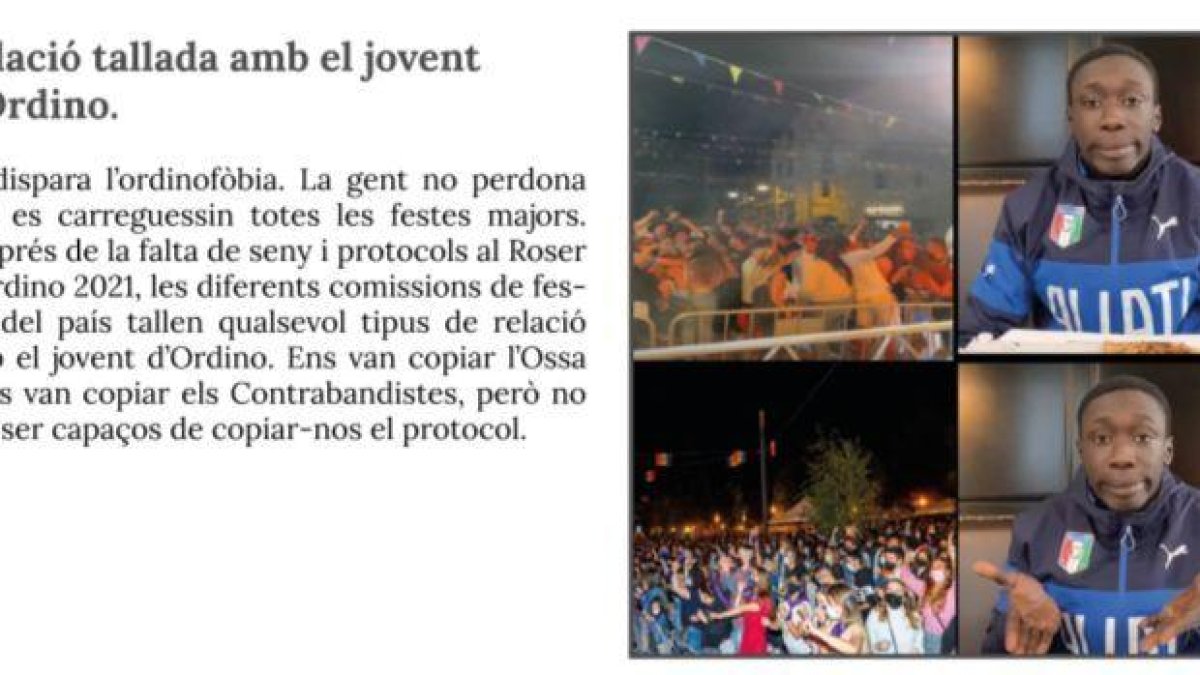 Retall del diari de Carnaval d'Encamp.